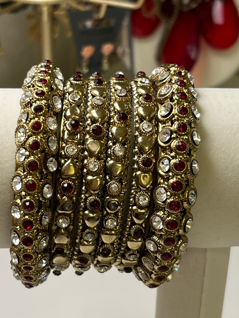 Antique Style Costume Bangle Set